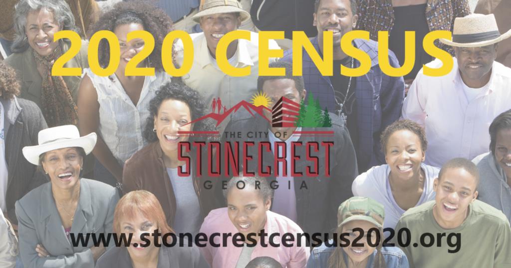 Census 2020 promotional image from www.stonecrestcensus2020.org