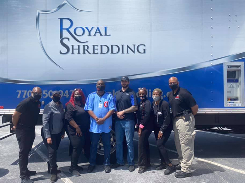 City of Stonecrest's (Georgia) staff and councilors  annual Shredfest event